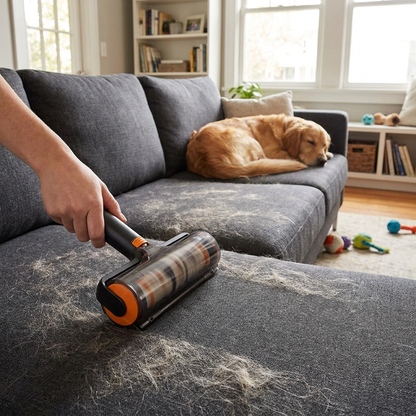 Reusable Pet Hair Remover Roller lifestyle