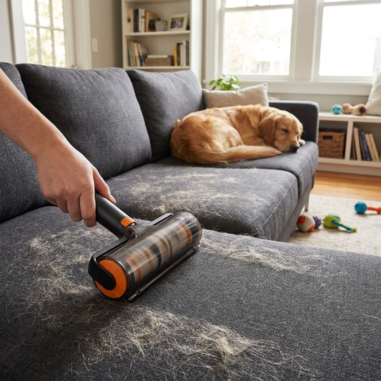 Reusable Pet Hair Remover Roller lifestyle