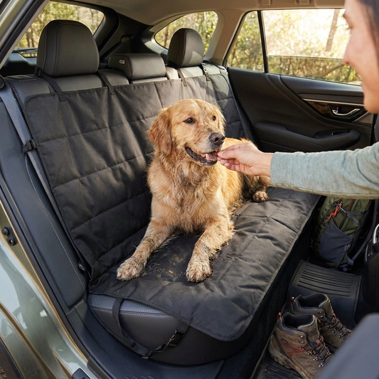 Water Resistant Dog Car Seat Cover lifestyle