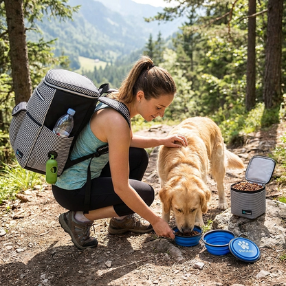 Dog Travel Bag Backpack lifestyle
